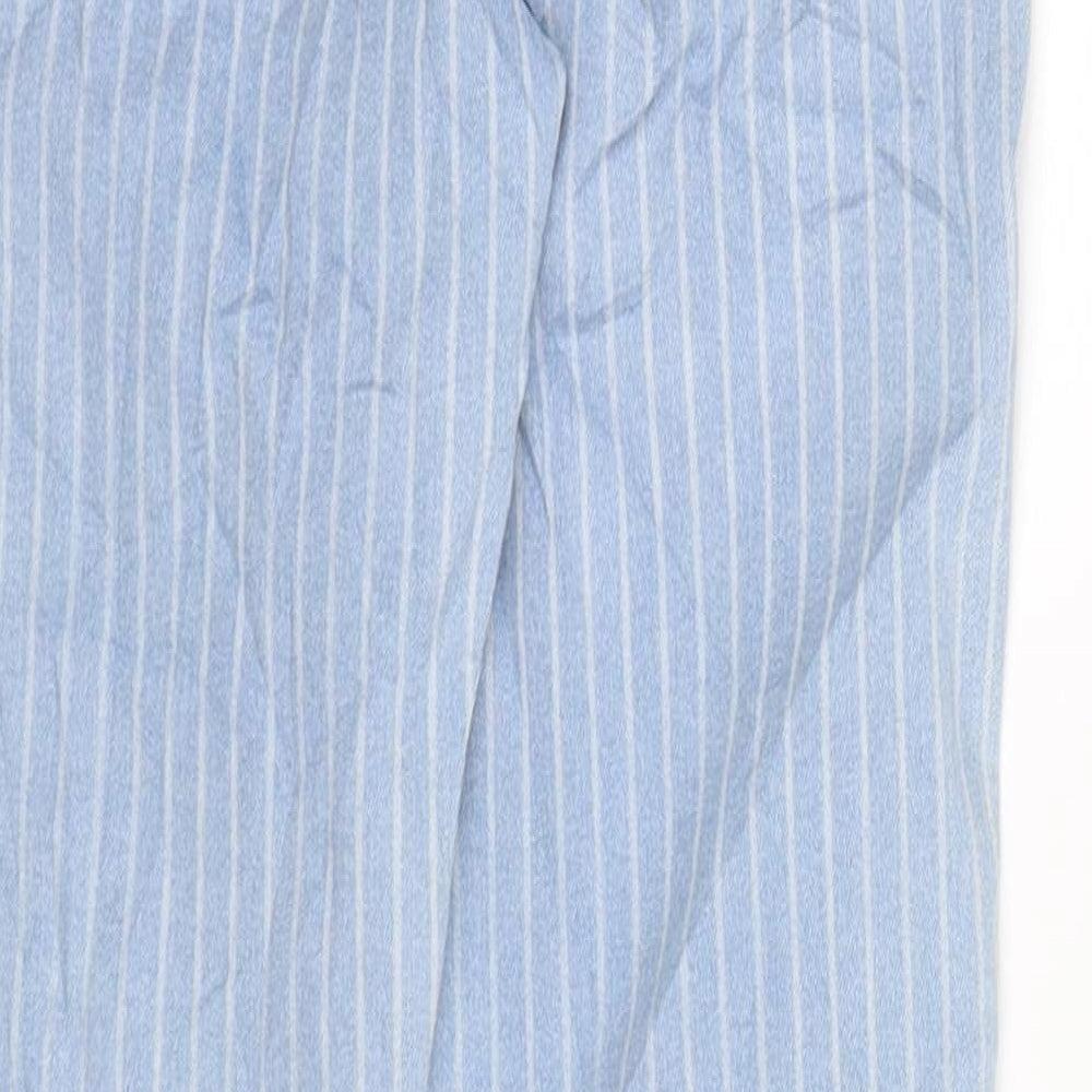 H&M Womens Blue Striped Denim Skinny Jeans Size 27 in L29 in