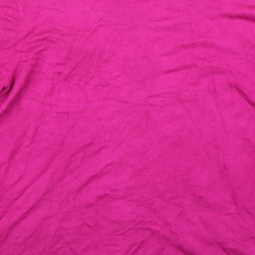 Alex & Co Womens Pink Cardigan Jumper Size M