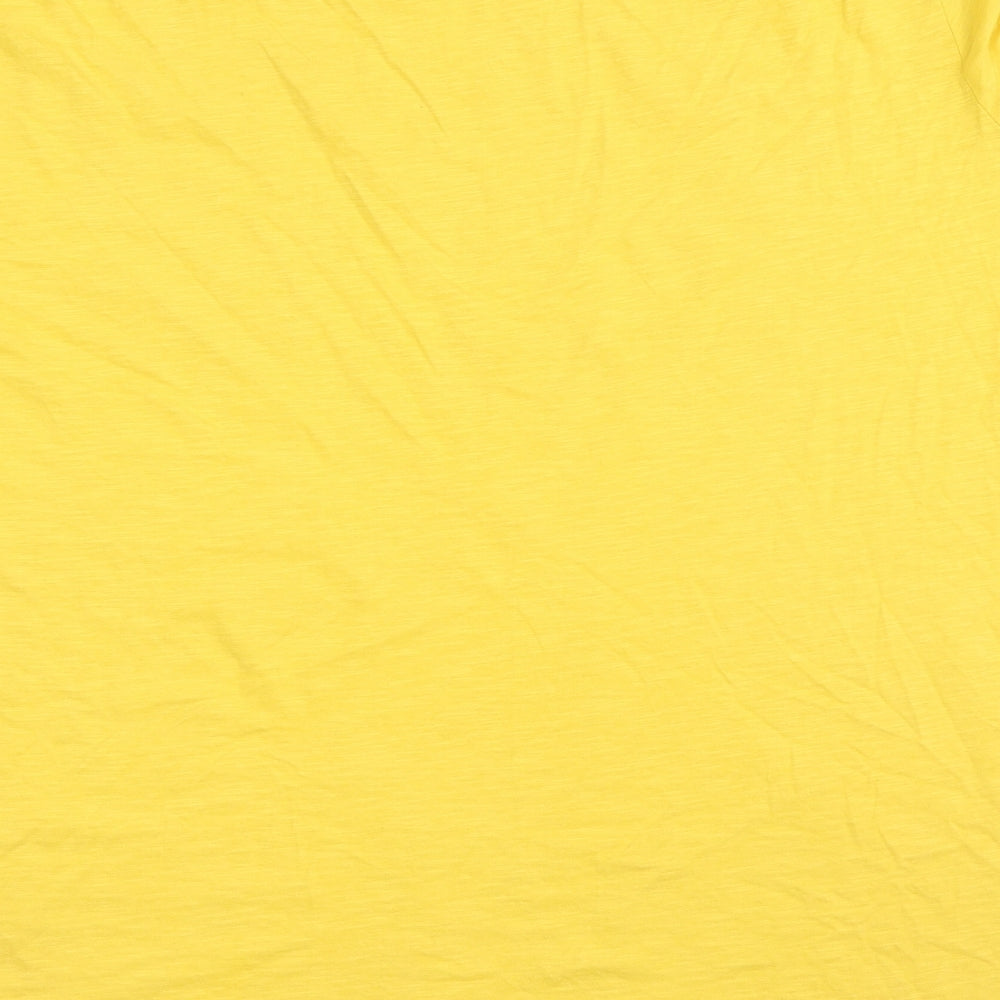 Coca-Cola Mens Yellow T-Shirt Size 3XL