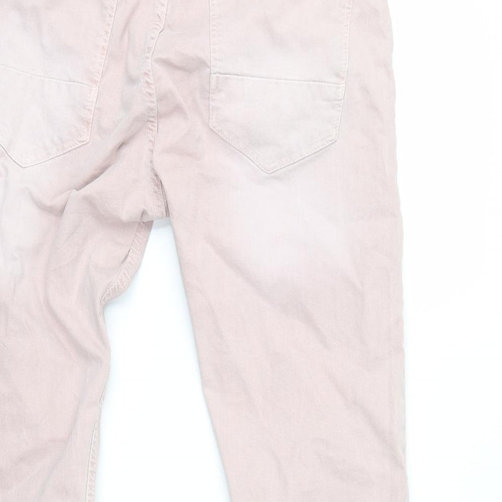 Zara Mens Pink Straight Jeans Size 38 in L28 in