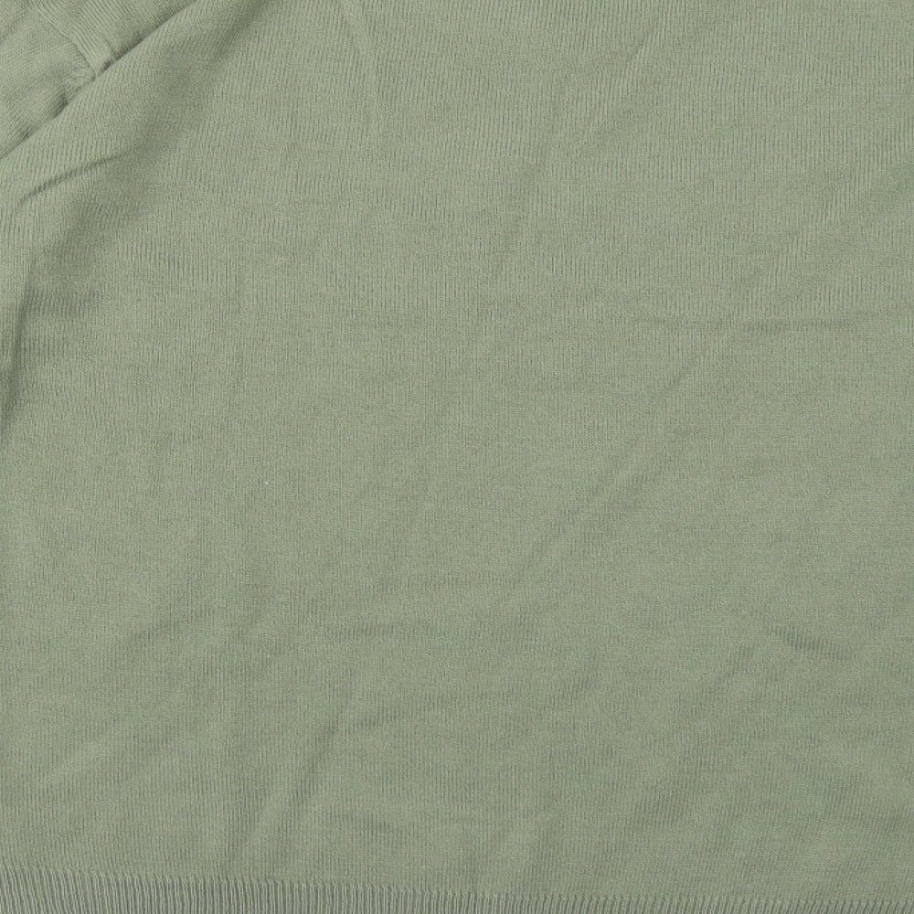 South Bay Mens Green Knit Pullover Jumper Size M