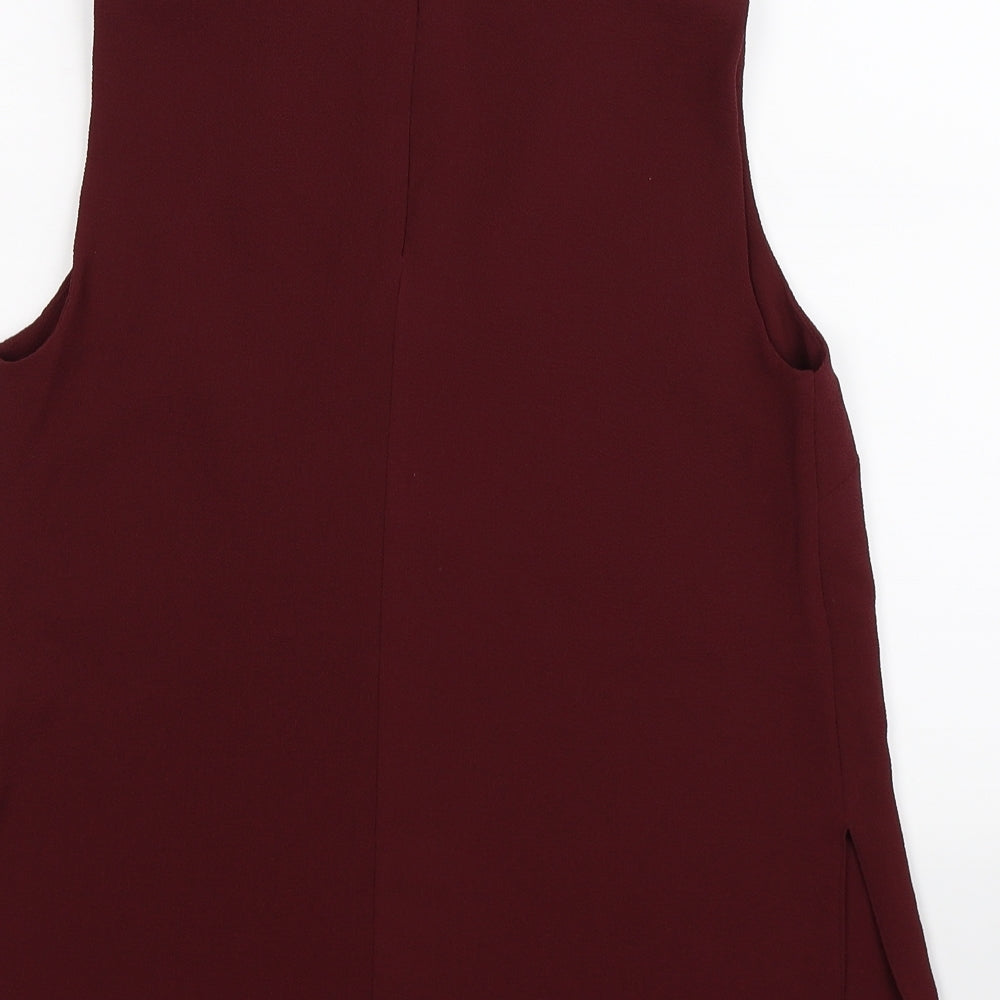 New Look Womens Purple Tunic Tank Size 8