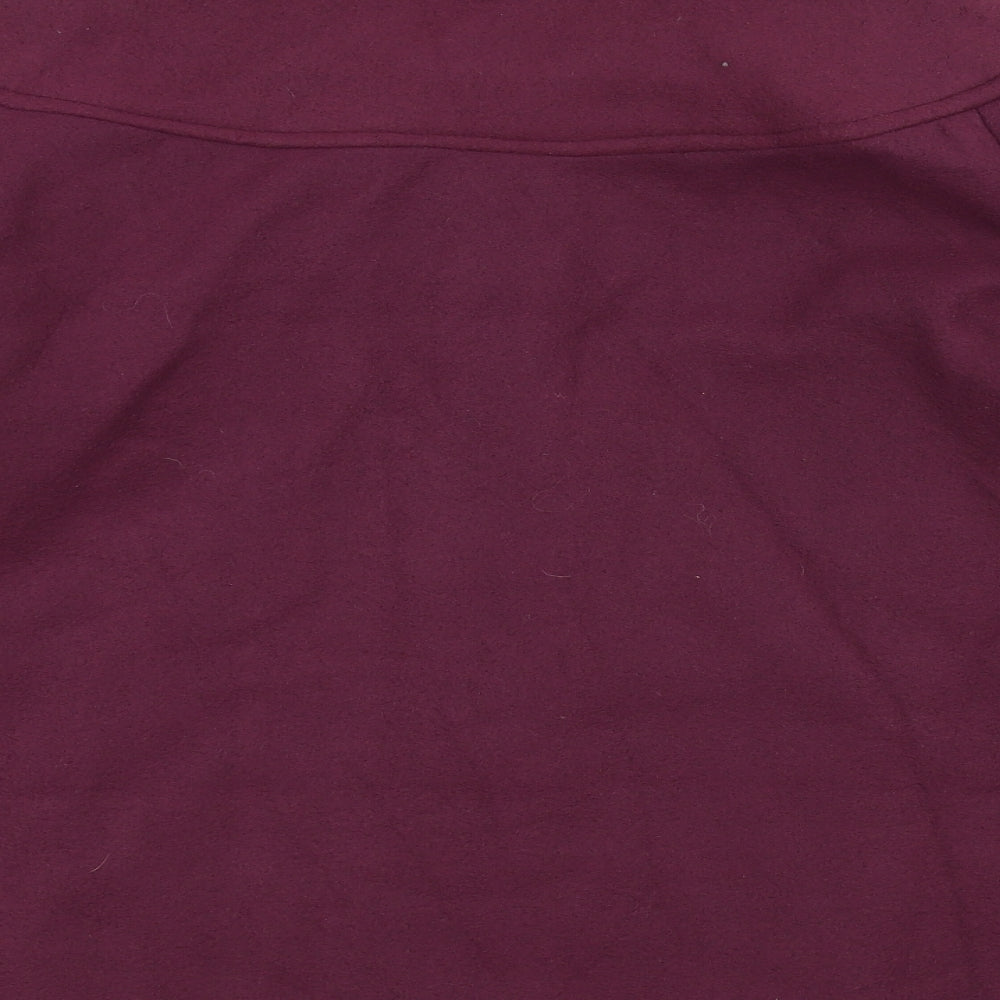 Anne De Lancay Womens Purple Jacket Coat Size 14