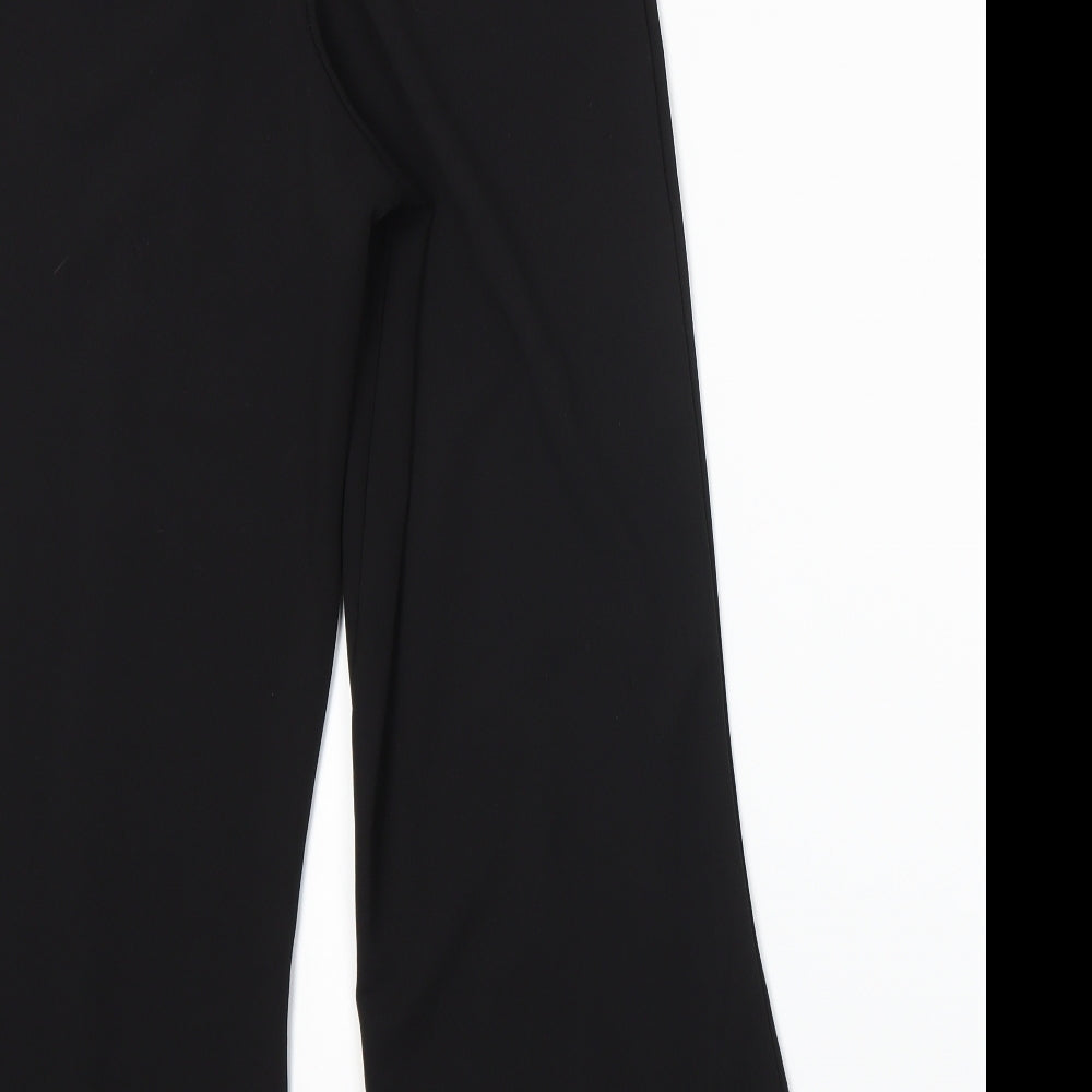 Missguided Womens Black Trousers Size 10 L25 in
