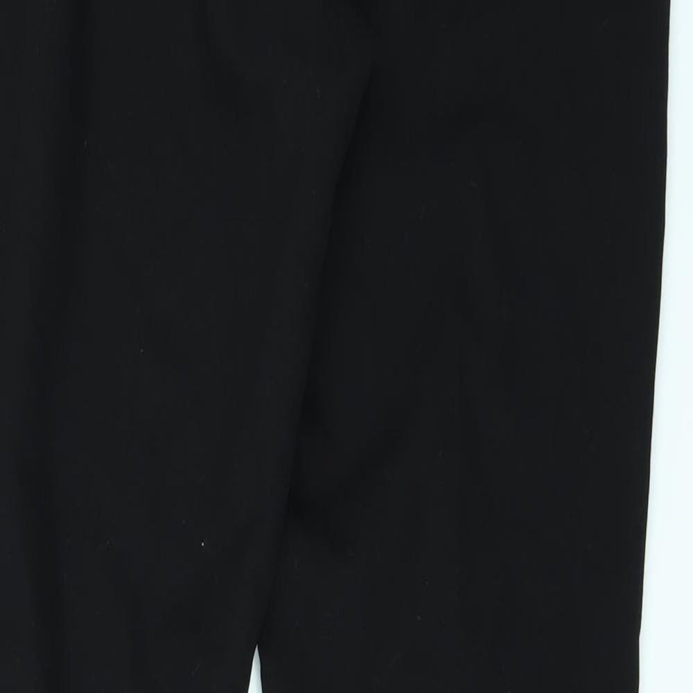 Sisley Womens Black Trousers Size 6 L29 in