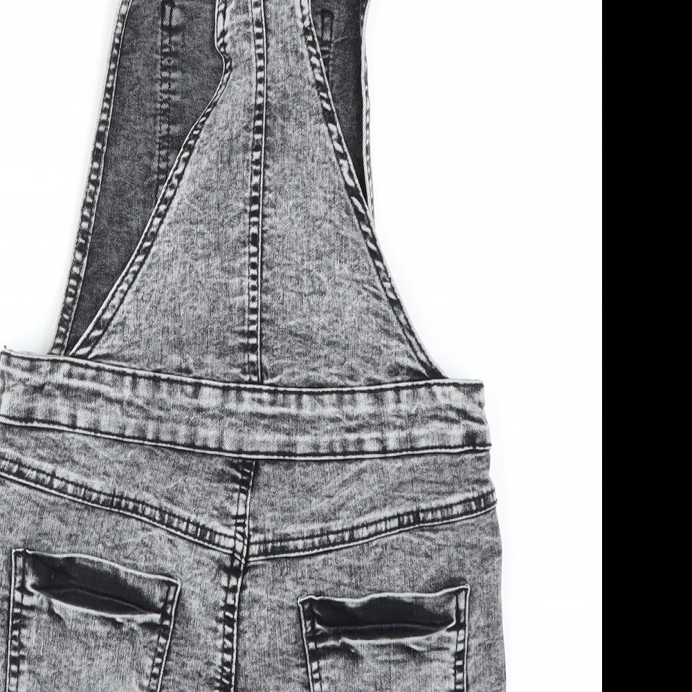 365 Denim Girls Grey Jumpsuit One-Piece Size 10-11 Years