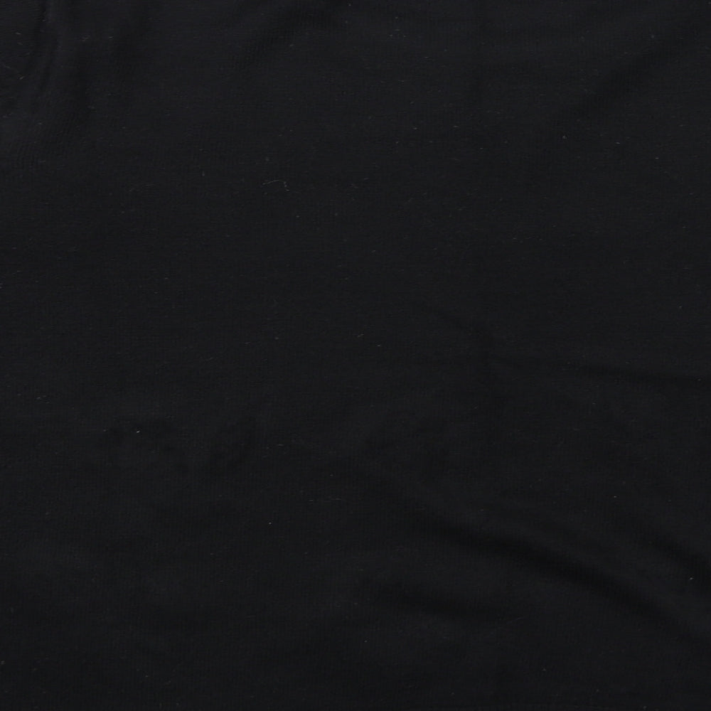 Anna Morello Womens Black Floral Pullover Jumper Size 16