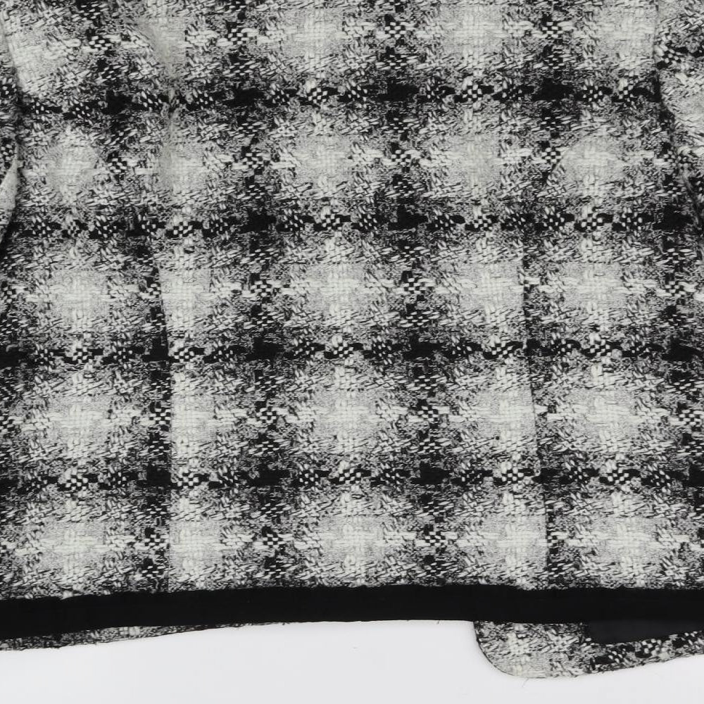 Style By Ewm Womens Black Parka Jacket Size 14