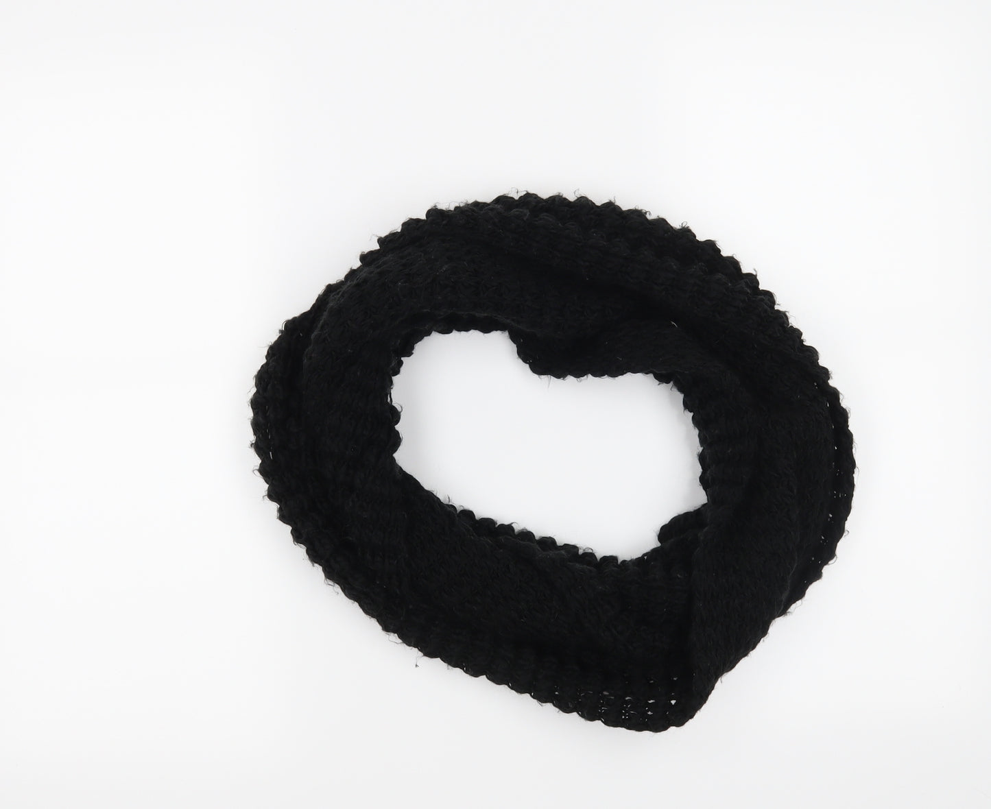 Preworn Womens Black Scarf