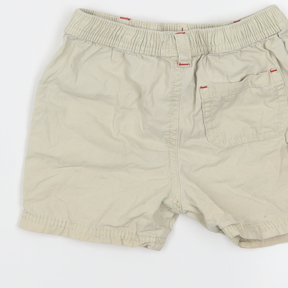 M&Co Boys Beige Cargo Trousers Size 18-24 Months