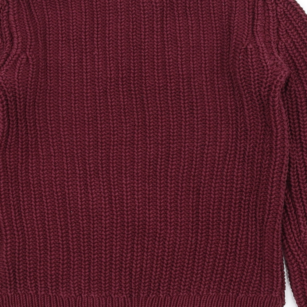 Nautica Womens Purple Pullover Jumper Size S