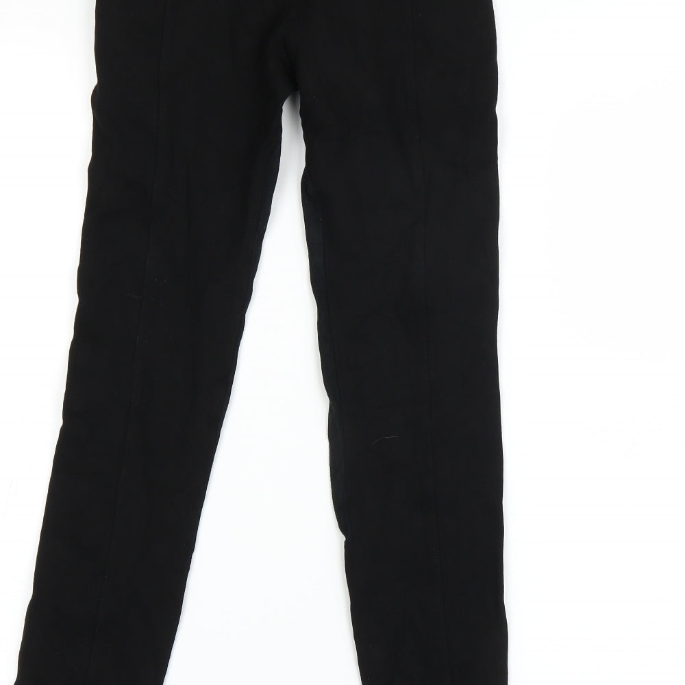 Zara Womens Black Jogger Trousers Size 6 L24 in