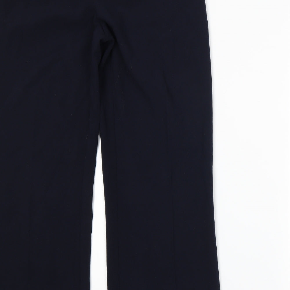 Marks and Spencer Womens Blue Trousers Size 12 L27 in
