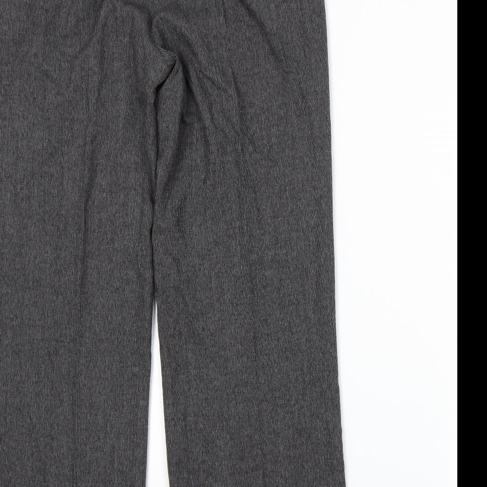 BHS Womens Grey Trousers Size 12 L27 in