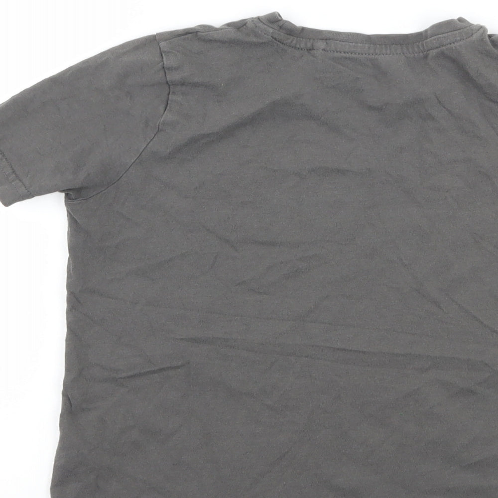 TU Boys Grey Basic T-Shirt Size 6 Years - epic