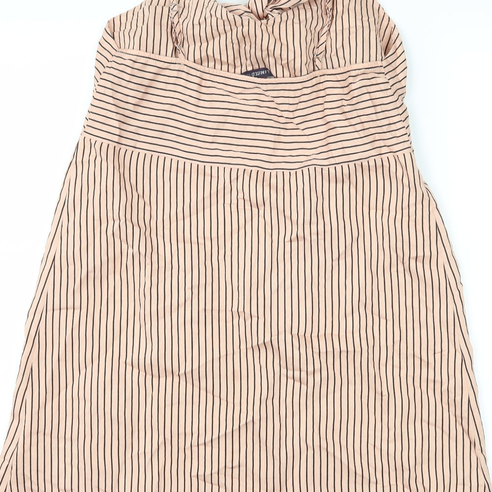 Marks and Spencer Womens Pink Striped Shift Size 8