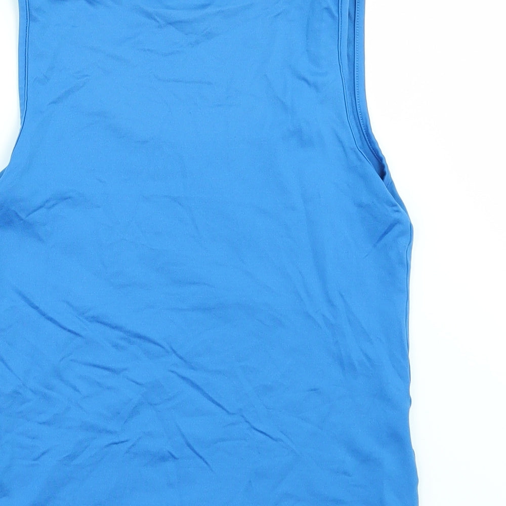 ameranto Womens Blue Basic T-Shirt Size 12