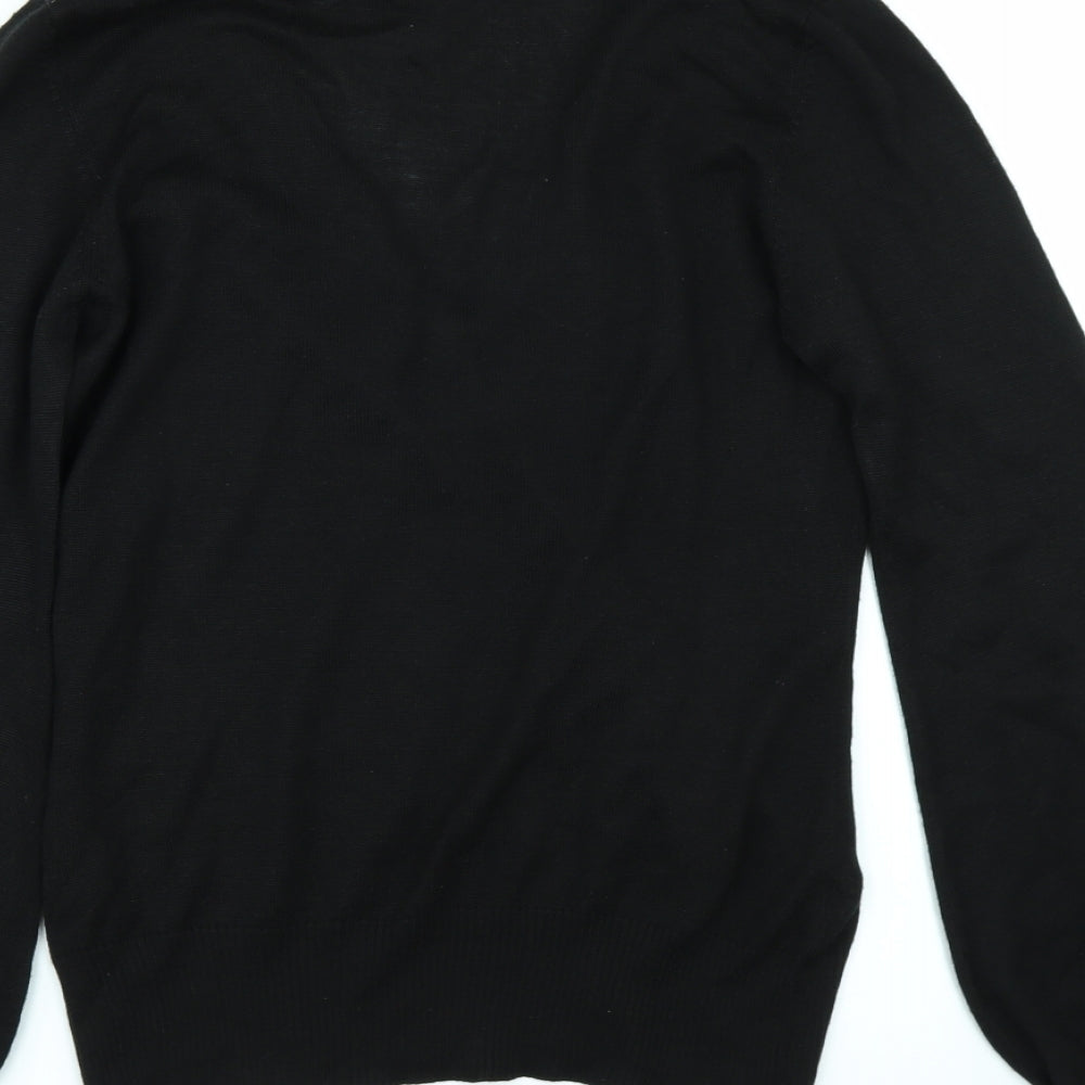 H&M Womens Black Pullover Jumper Size M