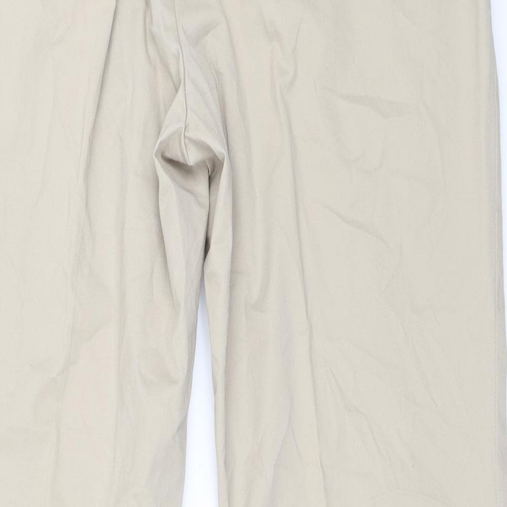 Marks and Spencer Womens Beige Trousers Size 38 in L29 in