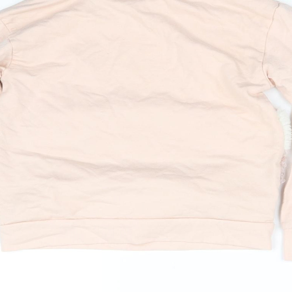Tu Girls Beige Pullover Sweatshirt Size 8 Years