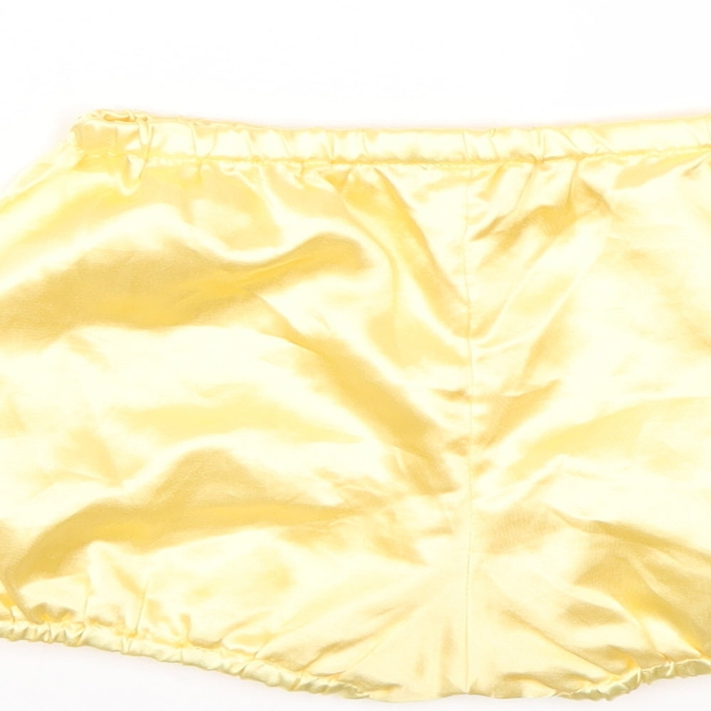 Preworn Boys Yellow Cropped Trousers Size 12-18 Months