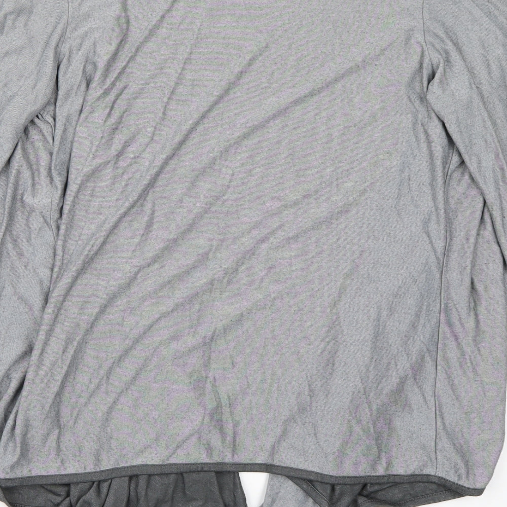 Marks and Spencer Womens Grey Cardigan Jumper Size 16
