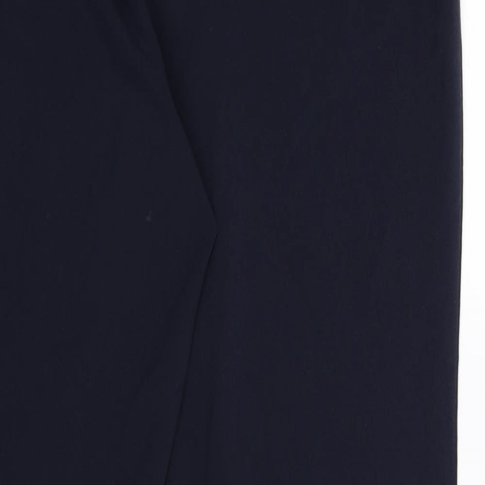 Marks and Spencer Womens Blue Trousers Size 14 L31 in