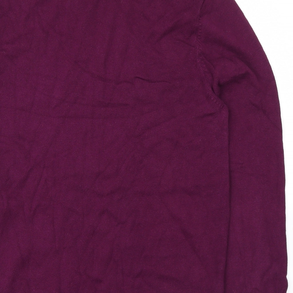 Jumper Womens Purple Pullover Jumper Size M