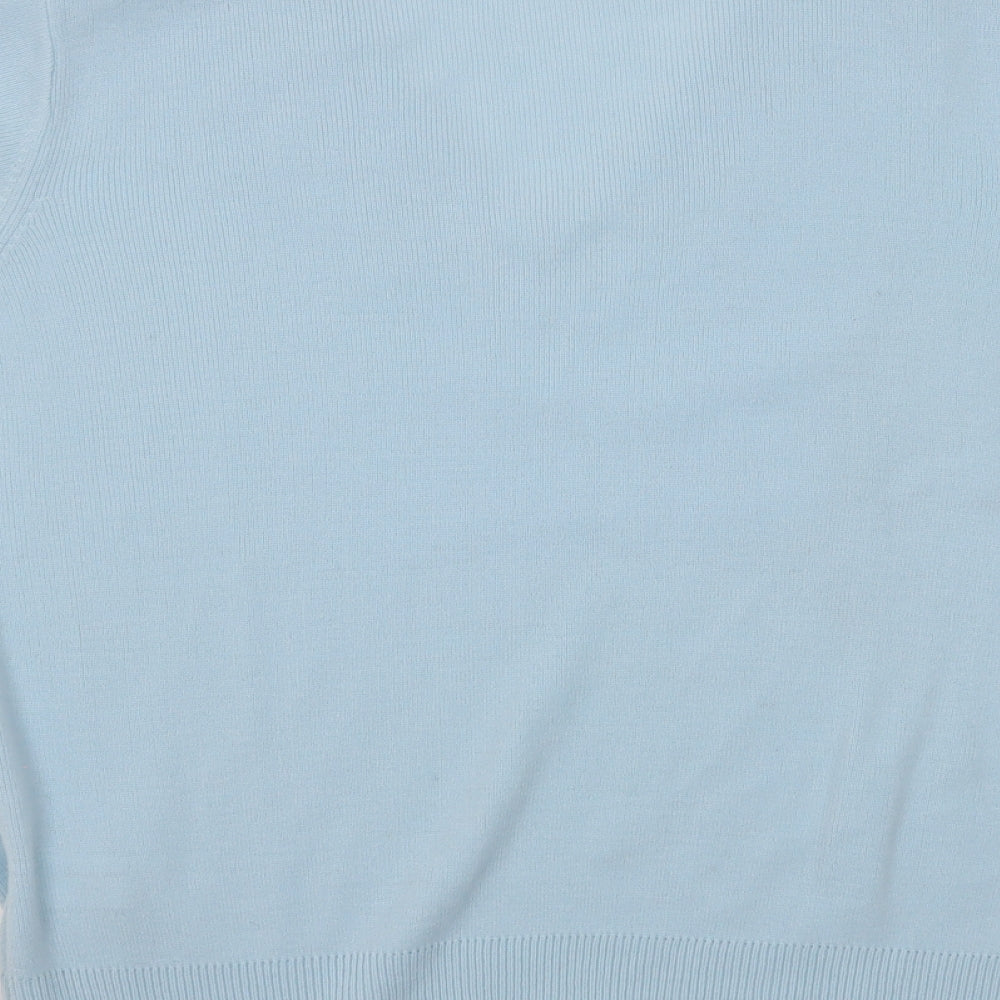 Berkertex Womens Blue Basic T-Shirt Size 14