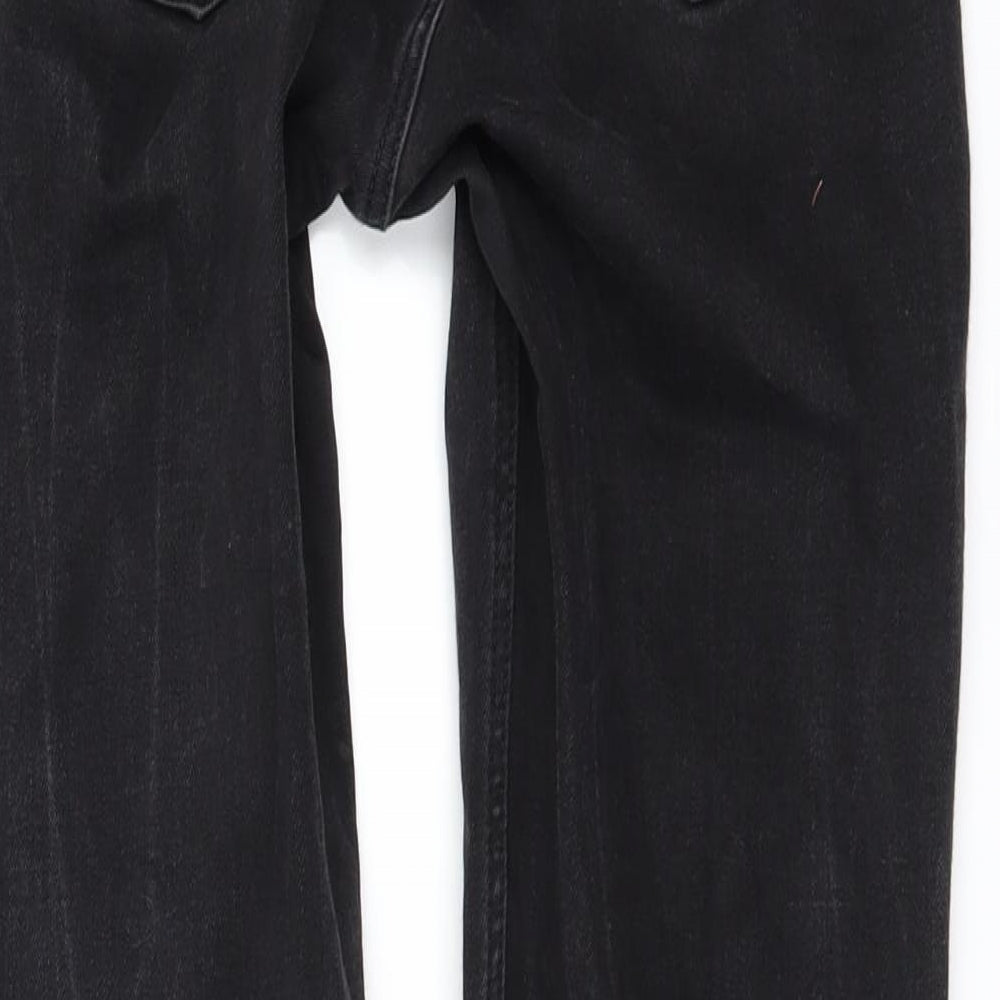 Zara Womens Black Denim Skinny Jeans Size 8 L26 in