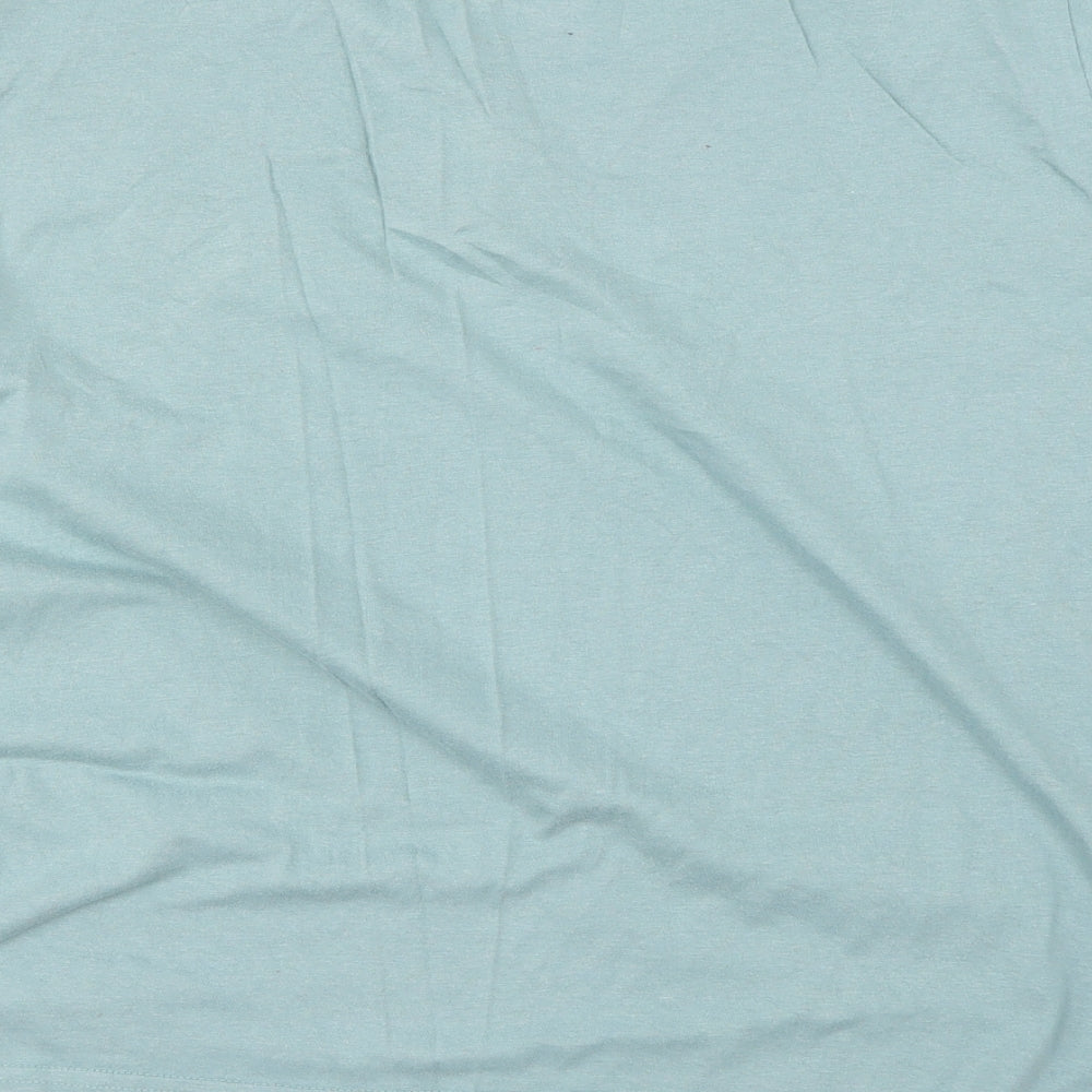 love to lounge Womens Green Basic T-Shirt Size XL