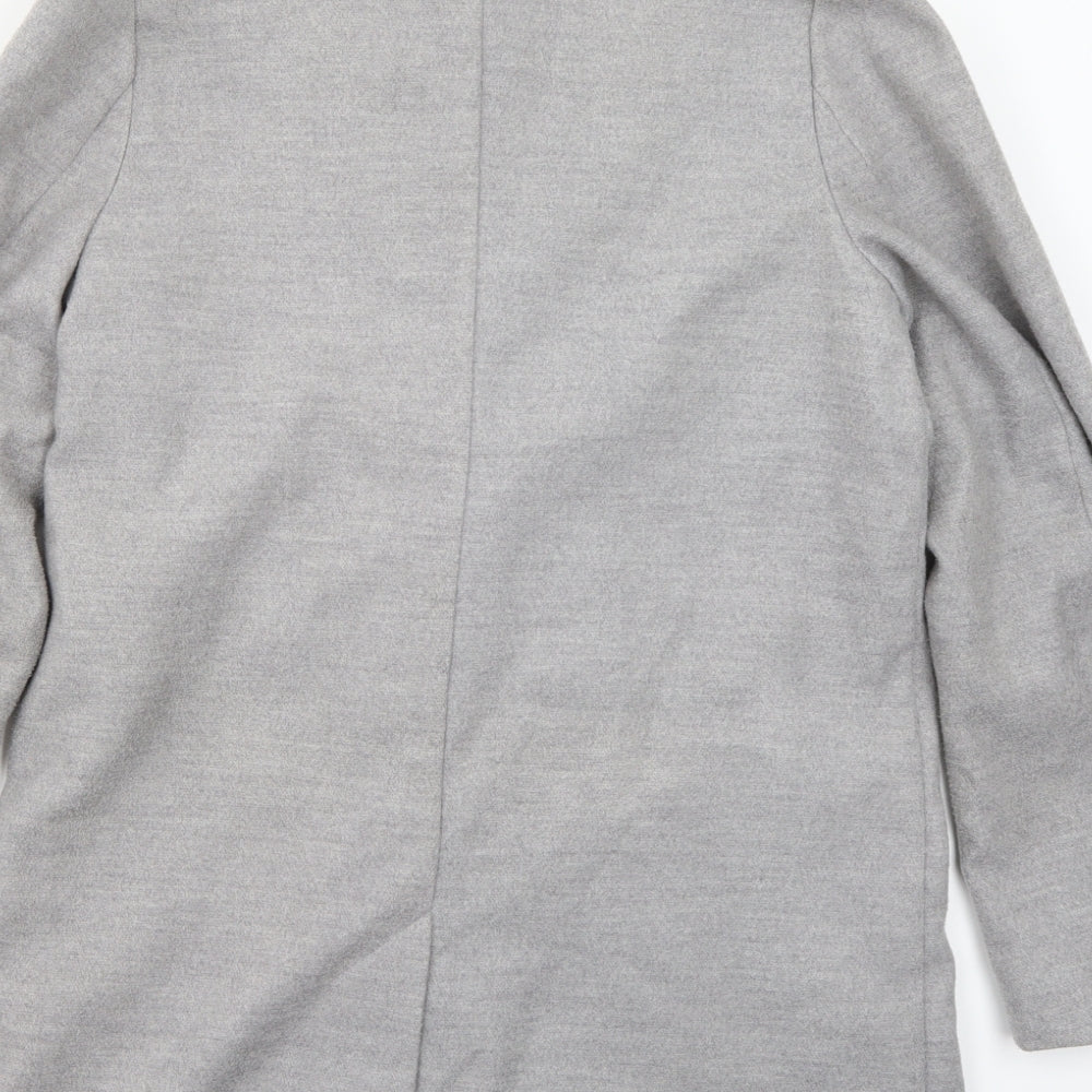 H&M Womens Grey Jacket Coat Size 6