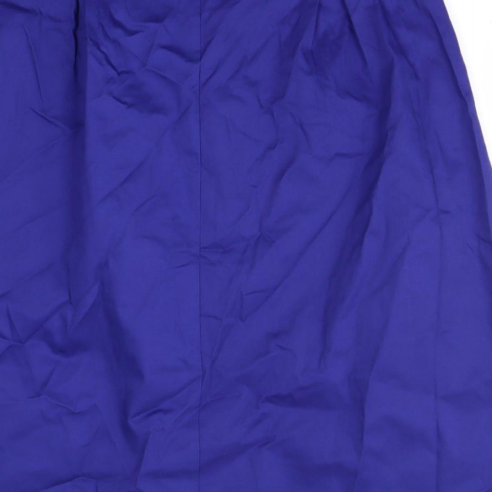 R Womens Blue Flare Skirt Size 12