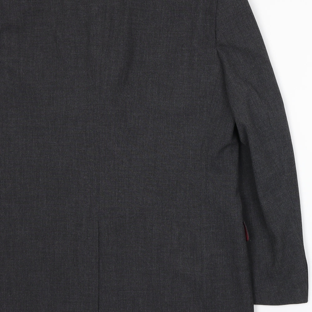 Angelo Litrico Mens Grey Jacket Suit Jacket Size L