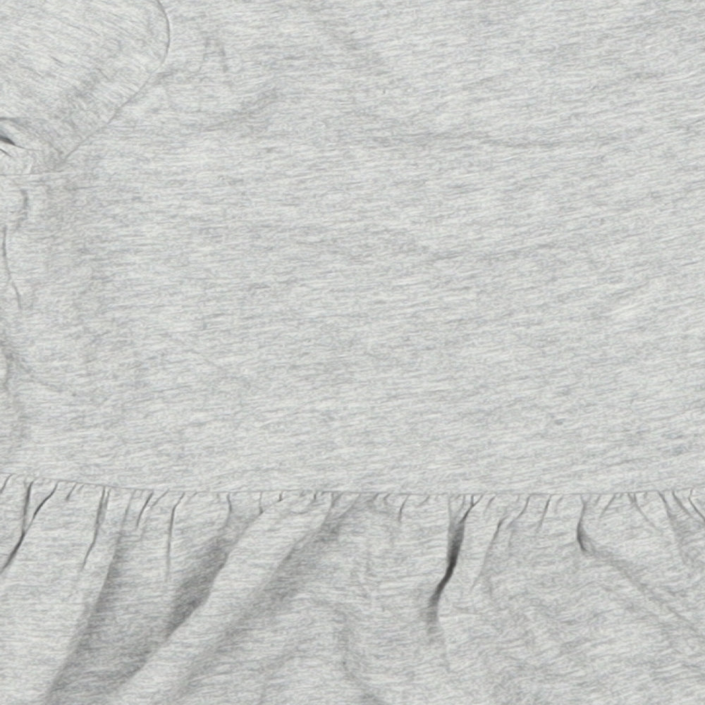 Gap Girls Grey Basic T-Shirt Size 2 Years