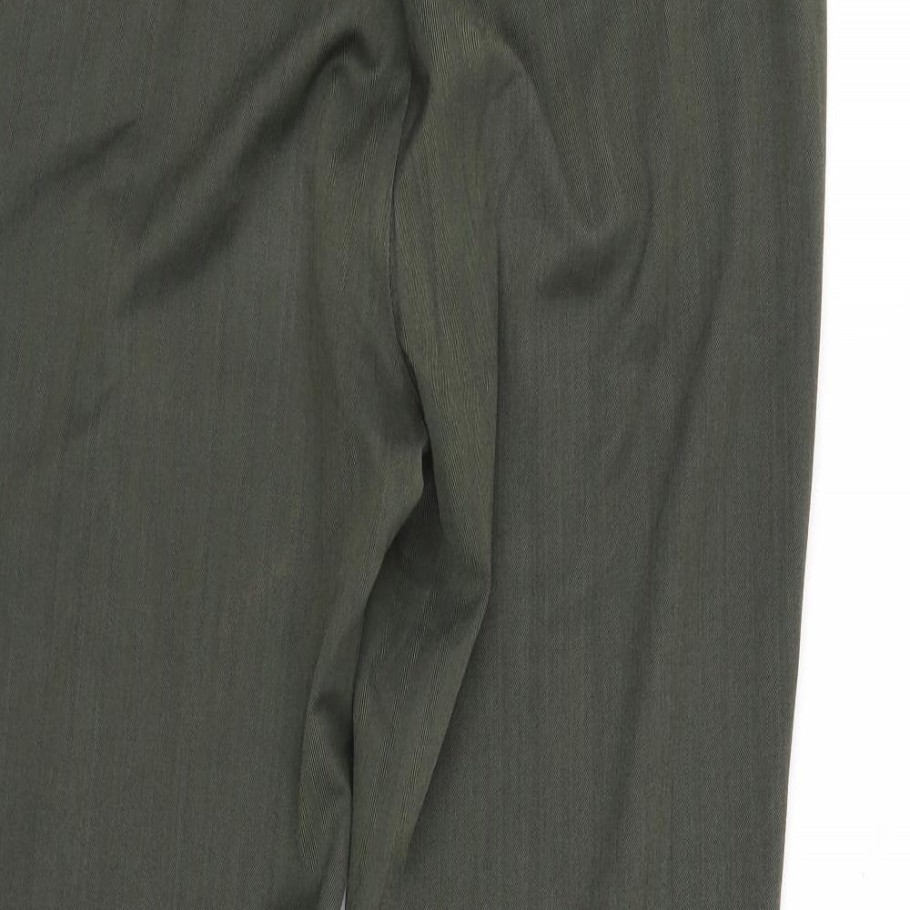 Marks and Spencer Womens Green Trousers Size 14 L34 in