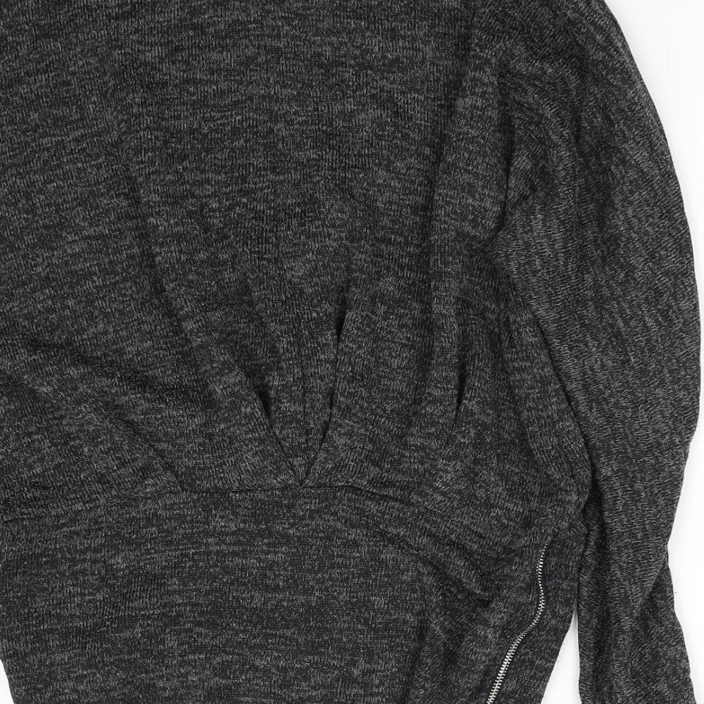 Papaya Womens Grey Pullover Jumper Size S