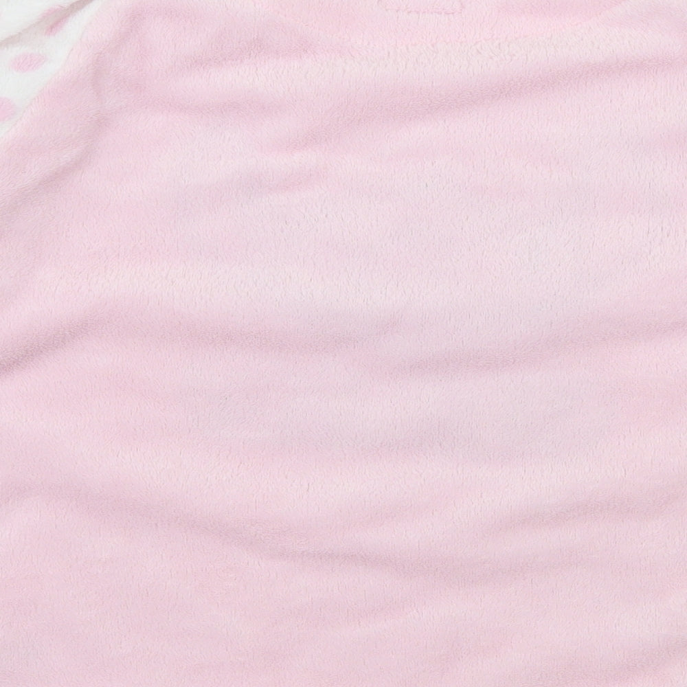 Love To Lounge Womens Pink Polka Dot Microfibre Top Pyjama Top Size 6 - Stitch