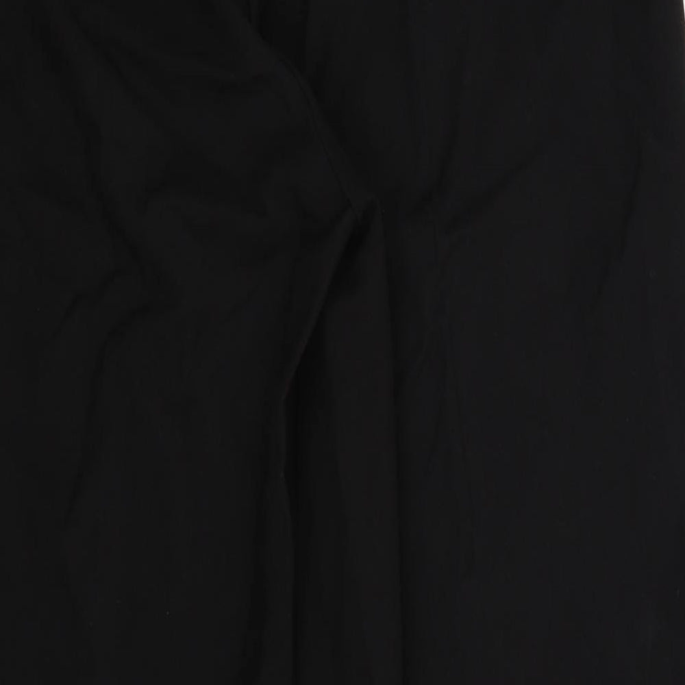 Slimma Womens Black Trousers Size 16 L28 in