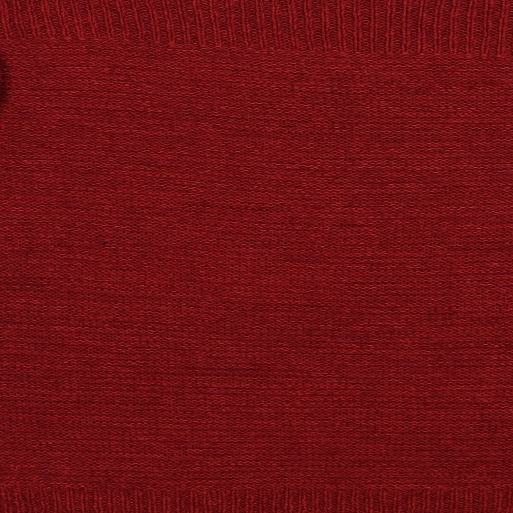 Wallis Womens Red Pullover Jumper Size L