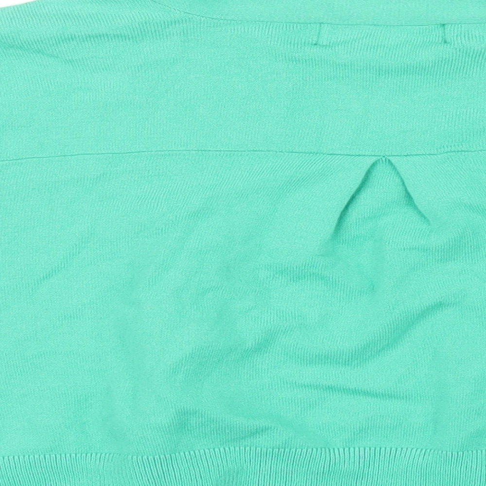 Wallis Womens Green Knit Cardigan Jumper Size L