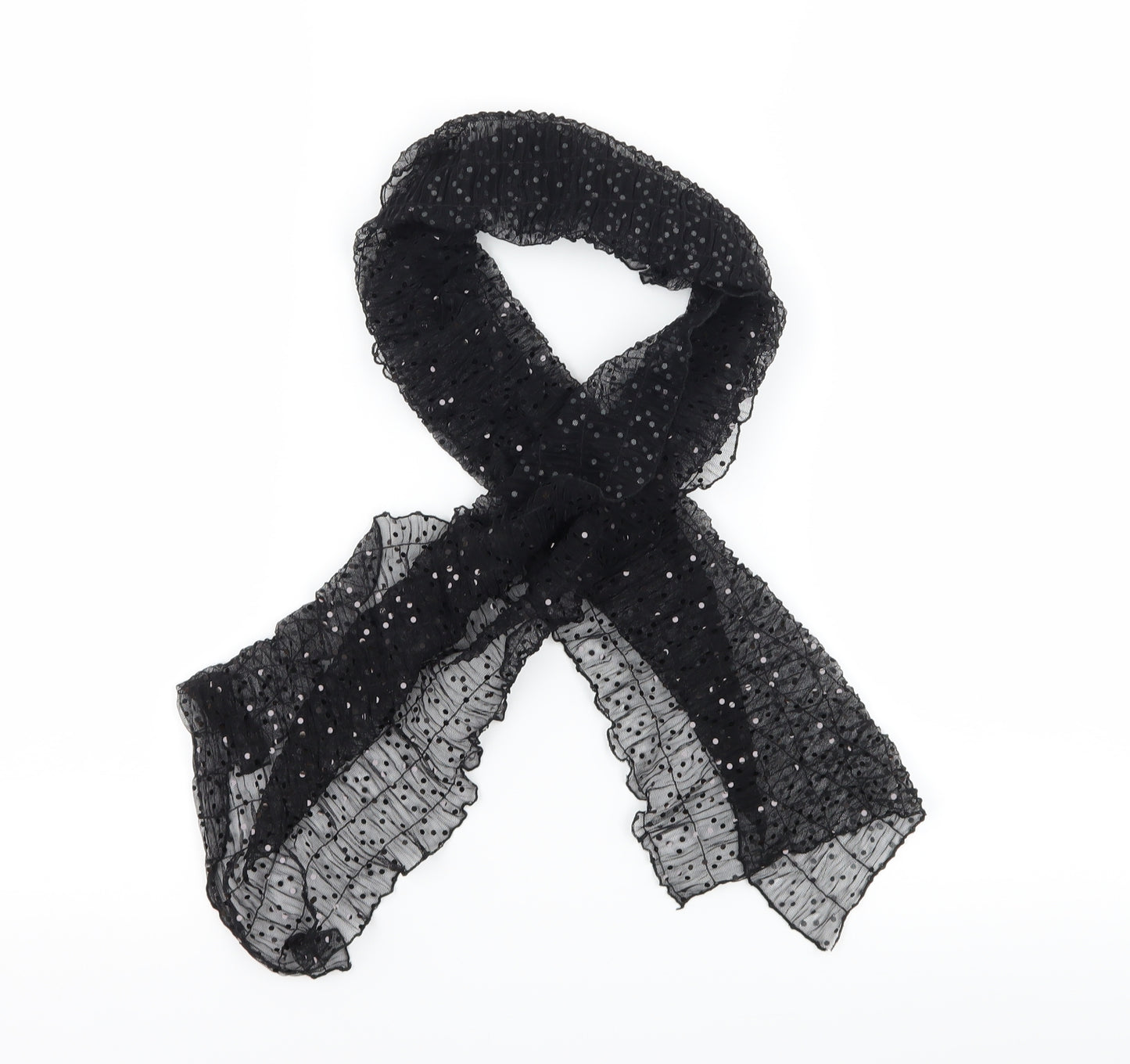 Preworn Womens Black Scarf
