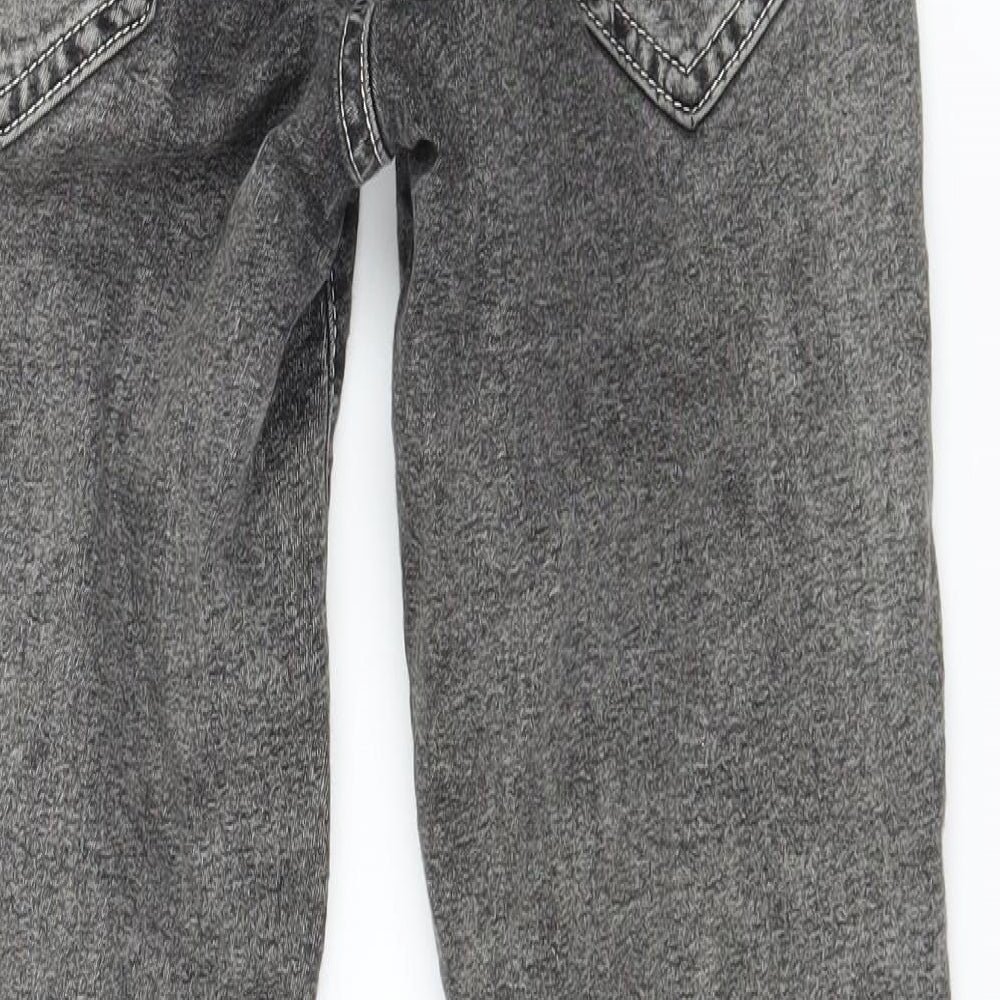 Miss Selfridge Womens Green Denim Skinny Jeans Size 6 L26 in - Acid wash