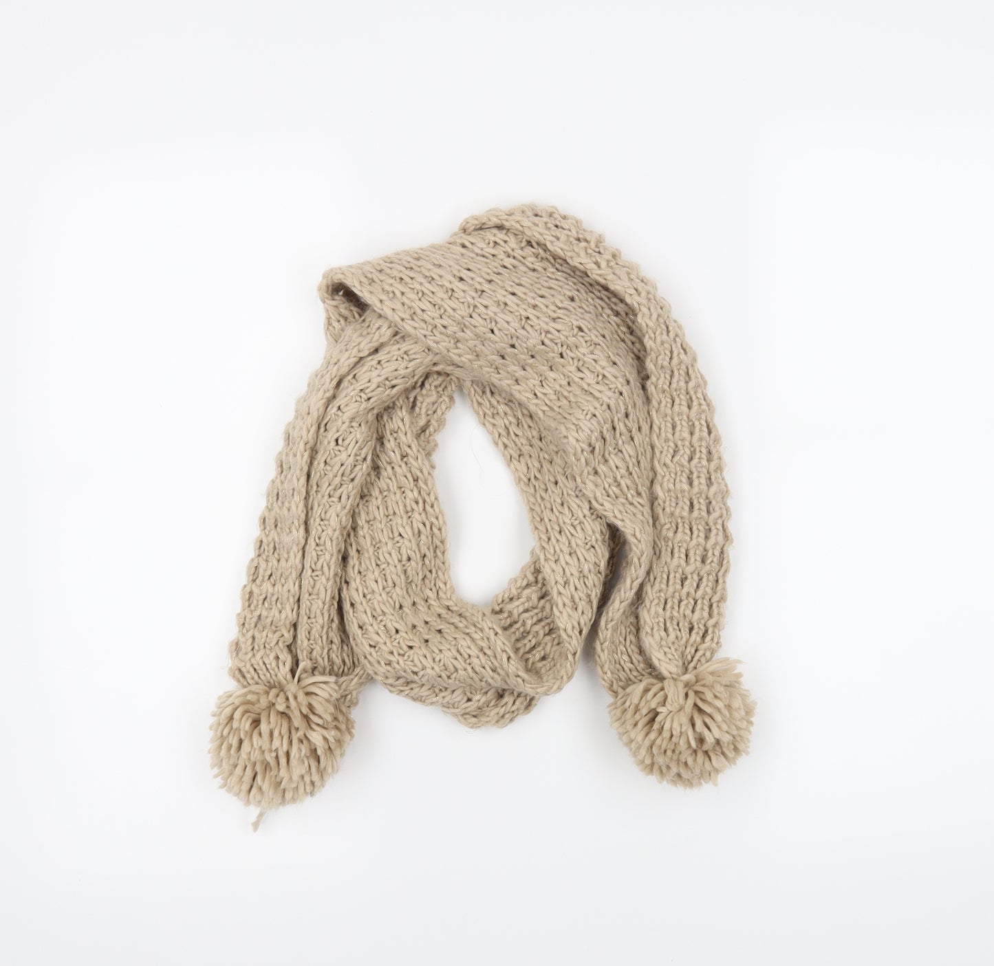 Preworn Womens Beige Scarf