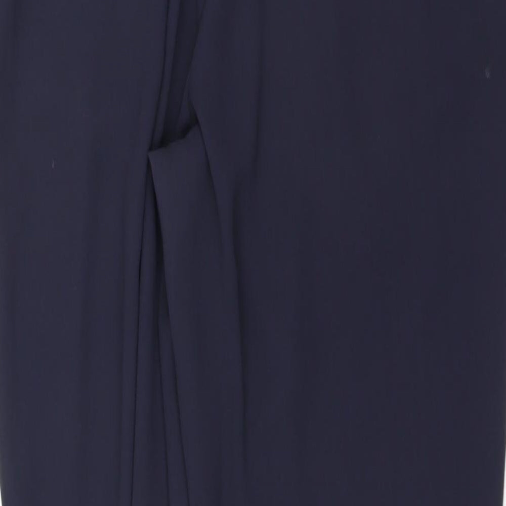 Marks and Spencer Womens Blue Trousers Size 12 L26 in