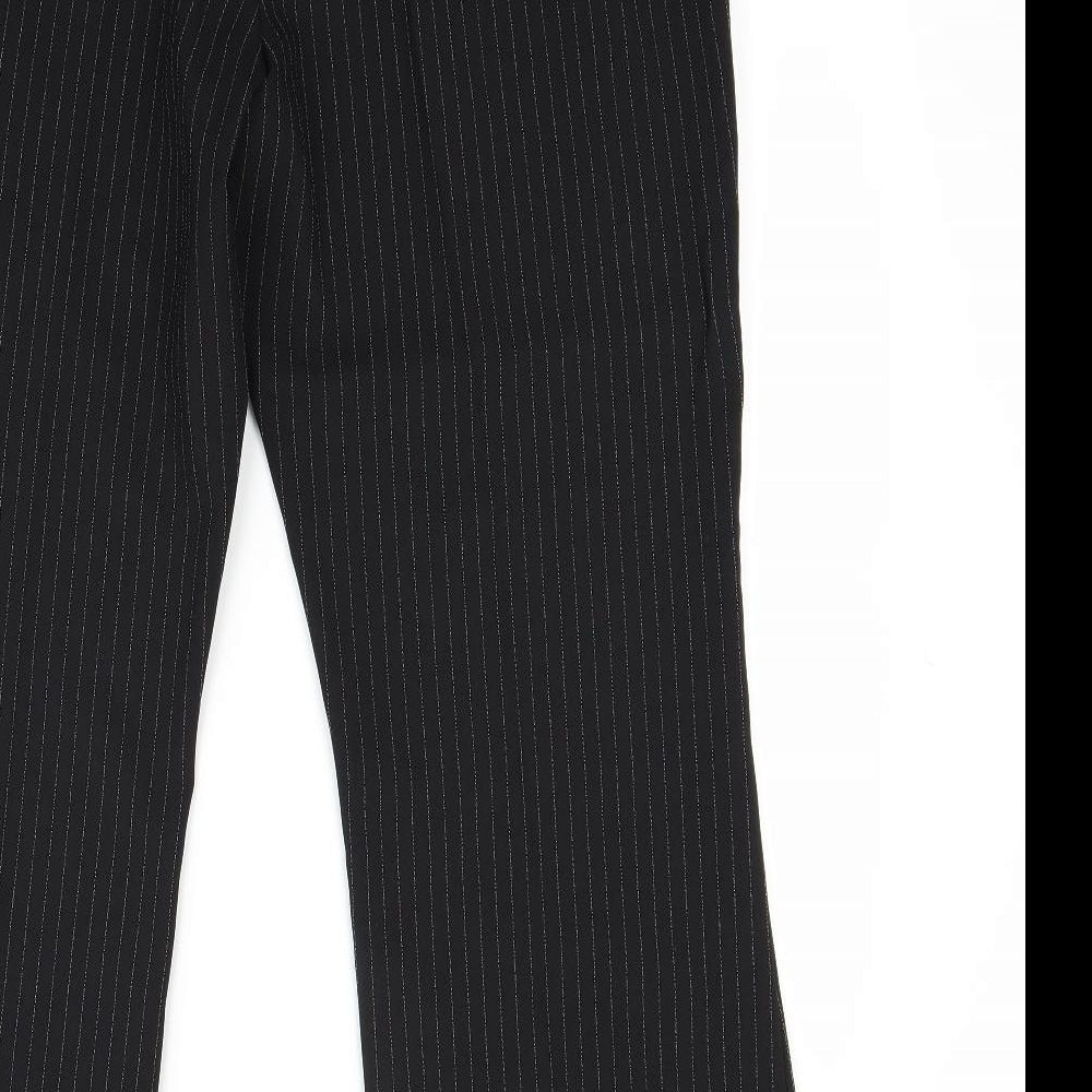 For Women Womens Black Trousers Size 18 L28 in