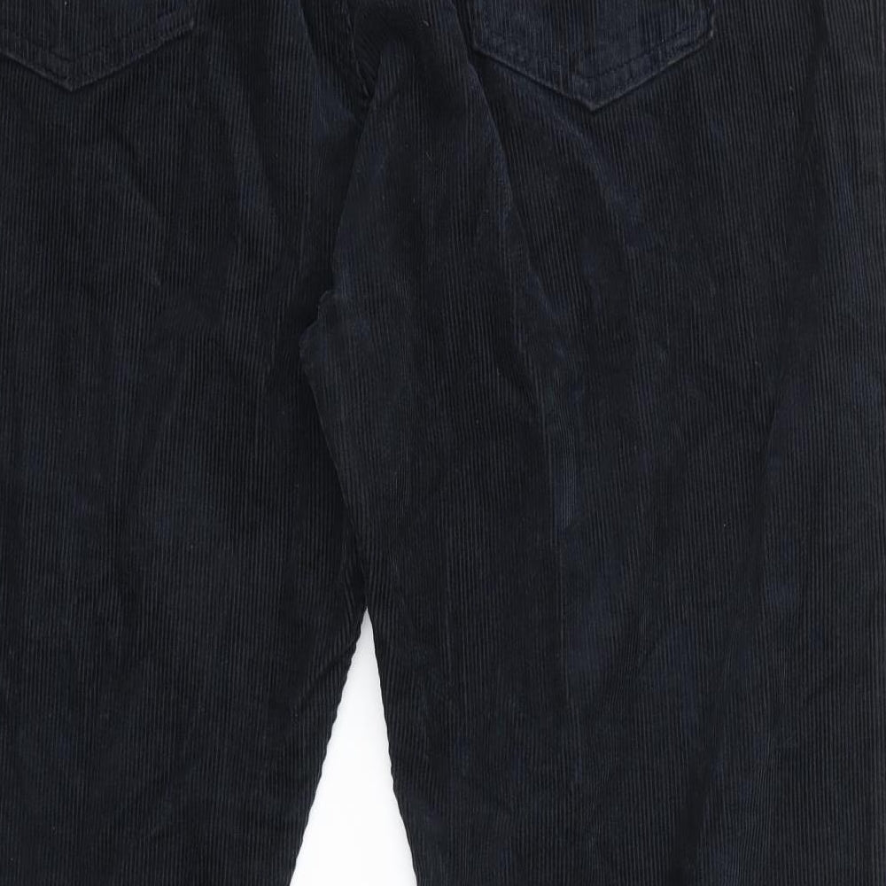 Marks and Spencer Mens Blue Velvet Trousers Size 42 in L30 in