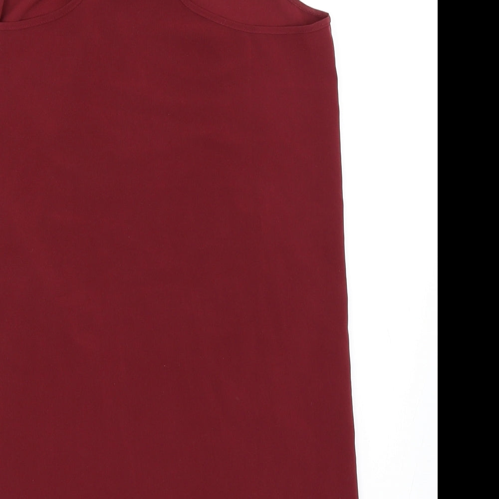 ABOUND Womens Red Basic Tank Size S