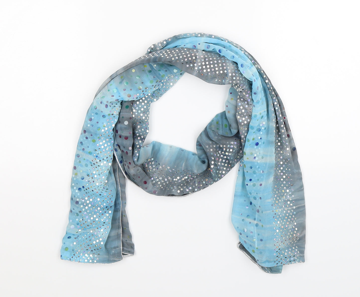 Preworn Womens Multicoloured Polka Dot Scarf