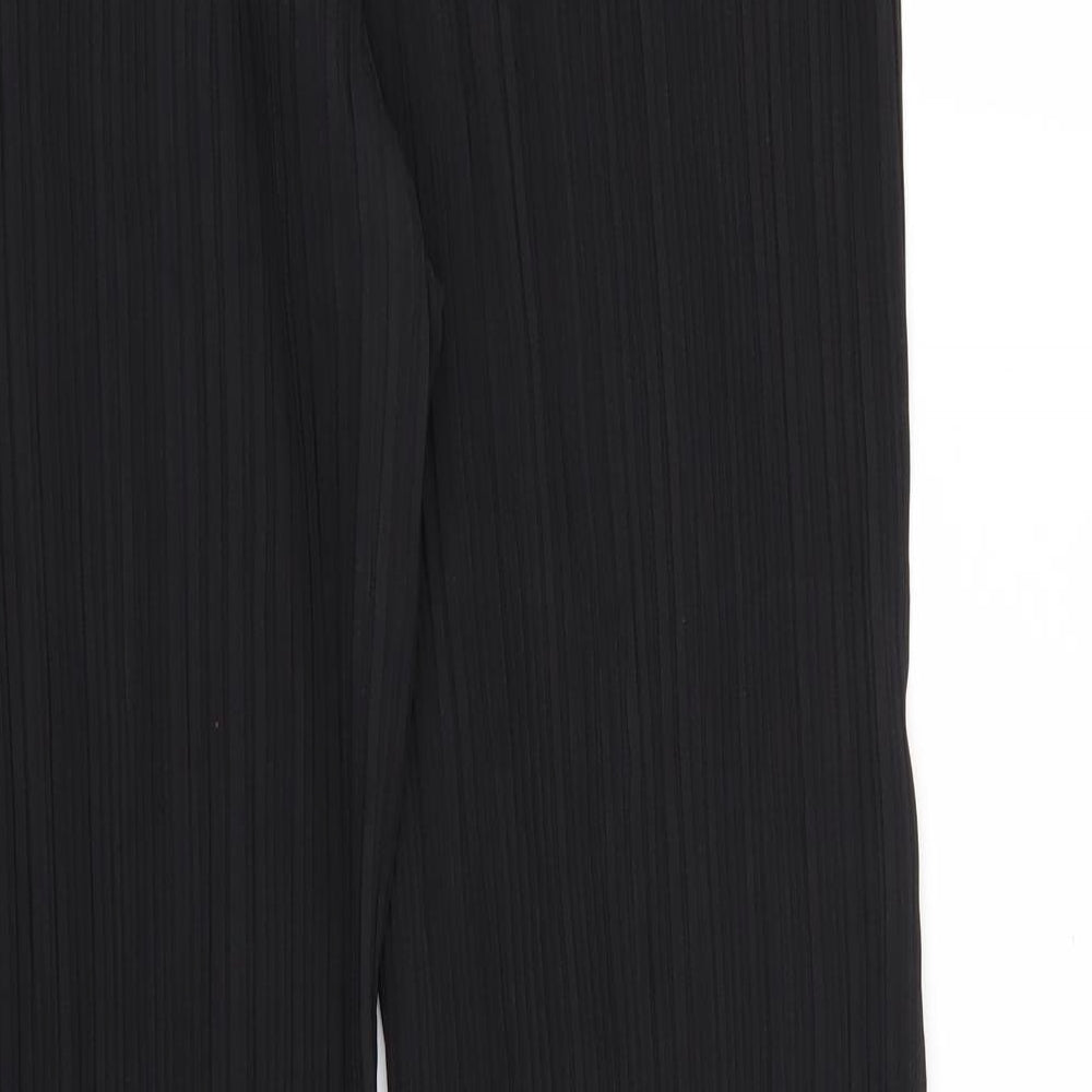 H&M Womens Black Trousers Size M L32 in